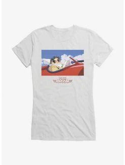 Brand new 🔥 Studio Ghibli Porco Rosso Jet 👧 Girls T-Shirt 🤩 -Studio Ghibli Elegant Shop 13073364 hi