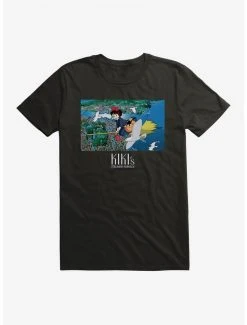 New π― Studio Ghibli Kiki's Delivery Service Broomstick T-Shirt π