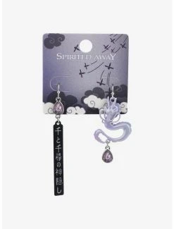 New π Studio Ghibli Spirited Away Haku Mismatch Earring Set π§¨