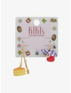 Cheap β Studio Ghibli Kiki's Delivery Service Pancake Mismatch Earring Set π₯°