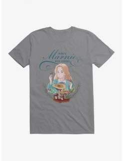 Best Pirce 🔔 Studio Ghibli When Marnie Was There Mushrooms T-Shirt 👏 -Studio Ghibli Elegant Shop 16622356 hi