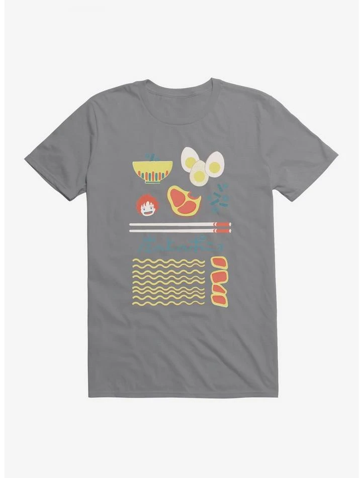 Promo 🎁 Studio Ghibli Ponyo Ramen Essentials T-Shirt 👏 4 Promo 🎁 Studio Ghibli Ponyo Ramen Essentials T-Shirt 👏 - Image 4