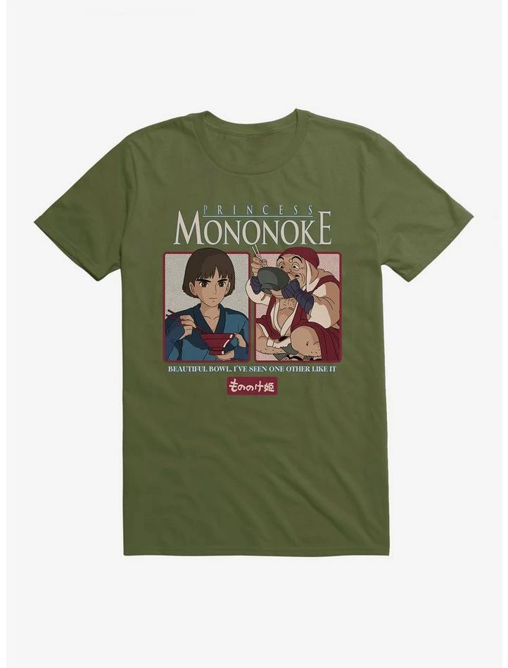 Best Pirce π Studio Ghibli Princess Mononoke Ramen Bowl T-Shirt π 3 Best Pirce π Studio Ghibli Princess Mononoke Ramen Bowl T-Shirt π - Image 3
