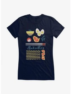 Buy π Studio Ghibli Ponyo Ramen Essentials π§ Girls T-Shirt β¨