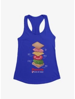 Flash Sale 🥰 Studio Ghibli Ponyo Deconstructed Ham Sandwich 👧 Girls Tank Top 🌟