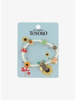 Best reviews of π Studio Ghibli My Neighbor Totoro Pearl Bracelet π
