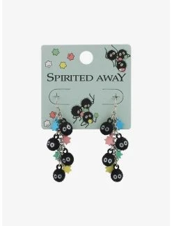 Deals 🤩 Studio Ghibli Spirited Away Soot Sprites 🍬 Candy Drop Earrings 🛒