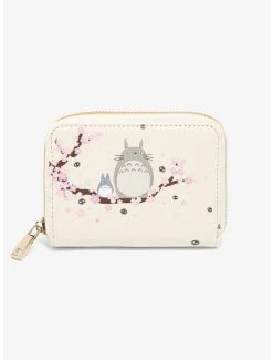 Hot Sale 💯 Studio Ghibli My Neighbor Totoro Sakura Mini Zipper Wallet 😀