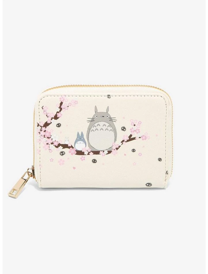 Hot Sale 💯 Studio Ghibli My Neighbor Totoro Sakura Mini Zipper Wallet 😀 1 Hot Sale 💯 Studio Ghibli My Neighbor Totoro Sakura Mini Zipper Wallet 😀
