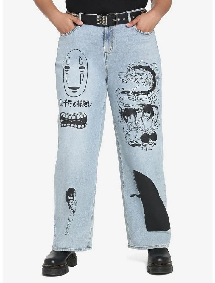 Best Sale π€© Her Universe Studio Ghibli Spirited Away Icons Wide Leg Denim Pants Plus Size β 1 Best Sale π€© Her Universe Studio Ghibli Spirited Away Icons Wide Leg Denim Pants Plus Size β