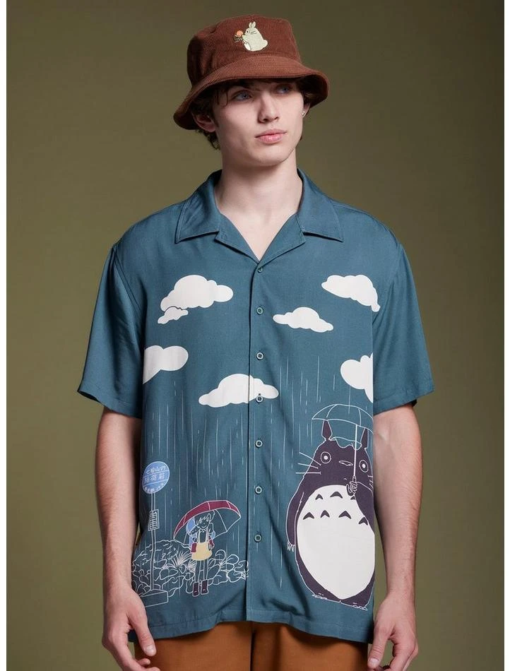 Flash Sale π Our Universe Studio Ghibli My Neighbor Totoro Catbus Woven Button-Up π 1 Flash Sale π Our Universe Studio Ghibli My Neighbor Totoro Catbus Woven Button-Up π