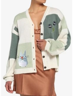 Deals ⌛ Her Universe Studio Ghibli My Neighbor Totoro Patchwork 👧 Girls Cardigan 🎉