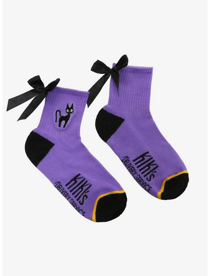 New π Studio Ghibli Kiki's Delivery Service Bow Ankle 𧦠Socks π 1 New π Studio Ghibli Kiki's Delivery Service Bow Ankle 𧦠Socks π