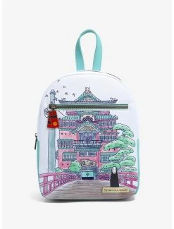 Hot Sale π― Studio Ghibli Spirited Away Bathhouse Mini π Backpack π₯°