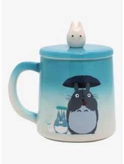 Cheap 👍 Studio Ghibli My Neighbor Totoro Umbrella Mug With Lid ✔️