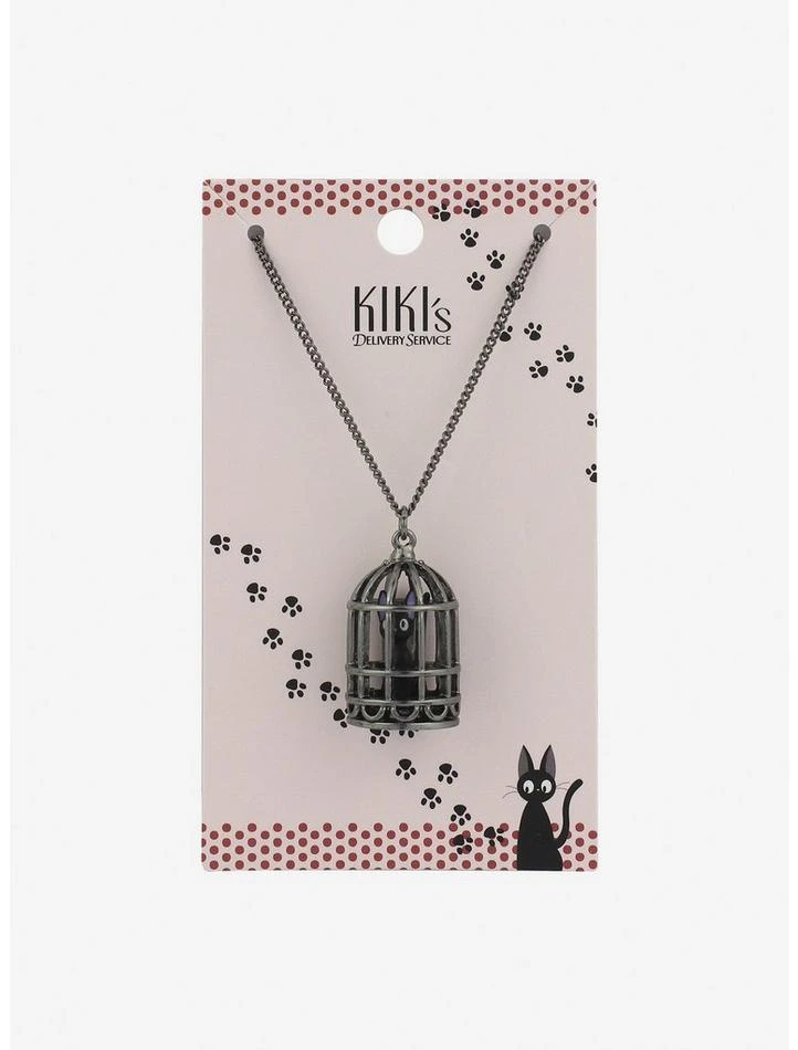 Best Sale π₯ Studio Ghibli Kiki's Delivery Service Jiji Cage Necklace π 1 Best Sale π₯ Studio Ghibli Kiki's Delivery Service Jiji Cage Necklace π