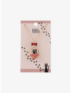 Wholesale 🤩 Studio Ghibli Kiki's Delivery Service Jiji Basket Necklace 🤩