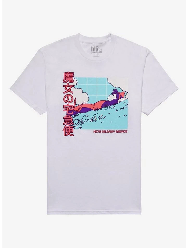 Buy 😉 Studio Ghibli Kiki's Delivery Service Neon Pop Grid Boyfriend Fit 👧 Girls T-Shirt 💯 1 Buy 😉 Studio Ghibli Kiki's Delivery Service Neon Pop Grid Boyfriend Fit 👧 Girls T-Shirt 💯