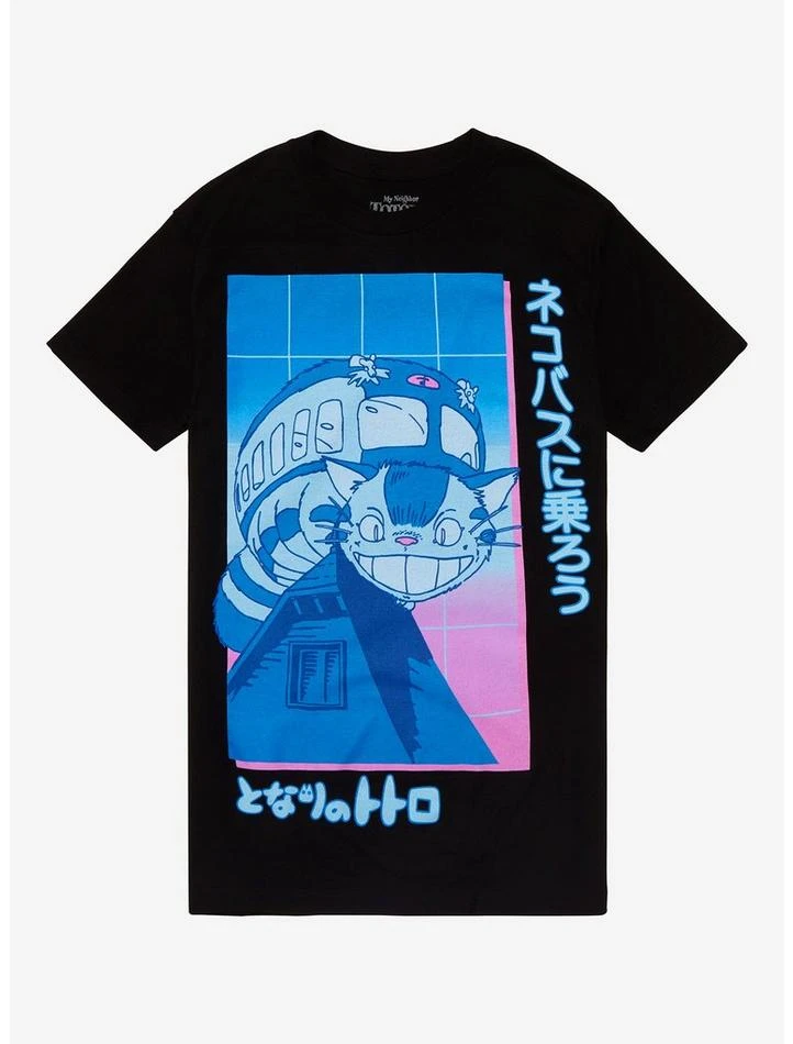 Hot Sale π₯ Studio Ghibli My Neighbor Totoro Neon Pop Grid Boyfriend Fit π§ Girls T-Shirt π 1 Hot Sale π₯ Studio Ghibli My Neighbor Totoro Neon Pop Grid Boyfriend Fit π§ Girls T-Shirt π