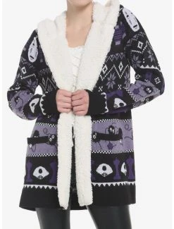 Coupon 💯 Her Universe Studio Ghibli Spirited Away Fair Isle Sherpa 👧 Girls Open Cardigan 🛒