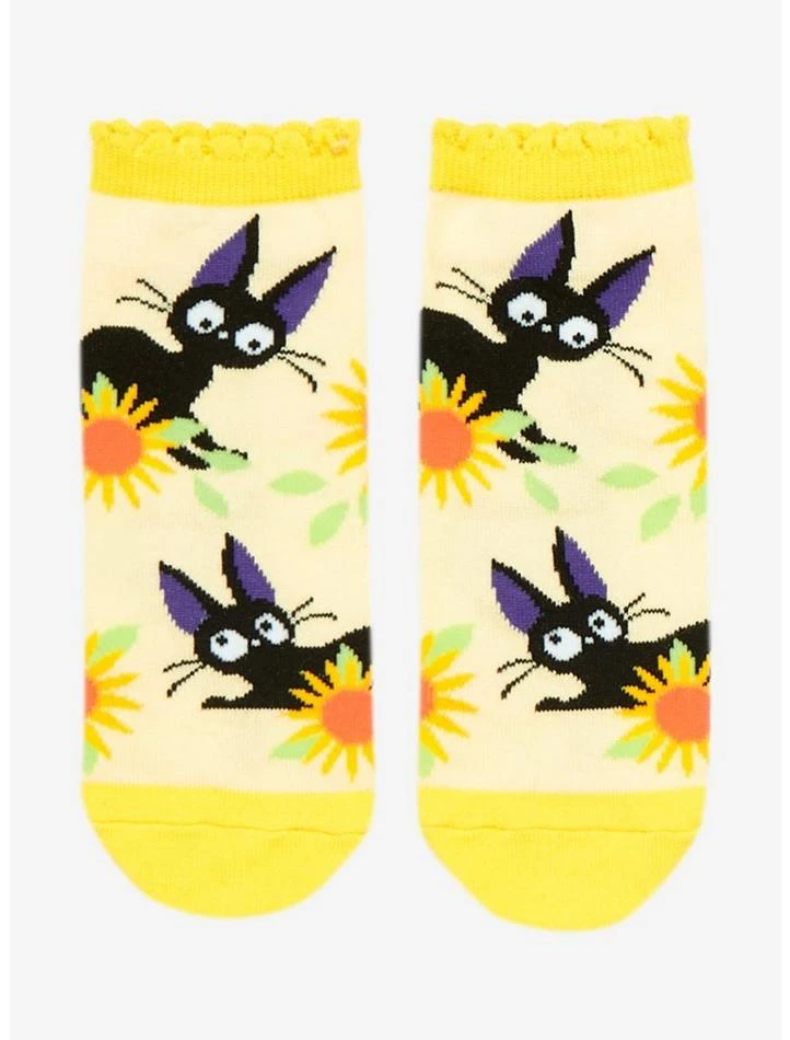 Discount π Studio Ghibli Kiki's Delivery Service Jiji Sunflower No-Show 𧦠Socks π 1 Discount π Studio Ghibli Kiki's Delivery Service Jiji Sunflower No-Show 𧦠Socks π