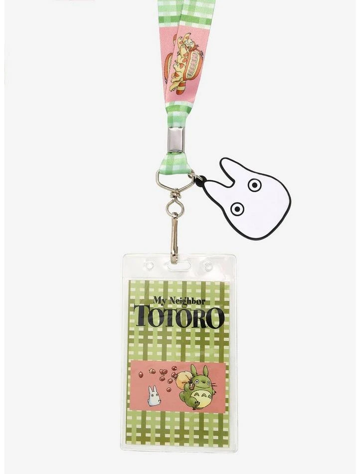 Wholesale ๐ Studio Ghibli My Neighbor Totoro Spring Gingham Lanyard ๐ 2 Wholesale ๐ Studio Ghibli My Neighbor Totoro Spring Gingham Lanyard ๐ - Image 2