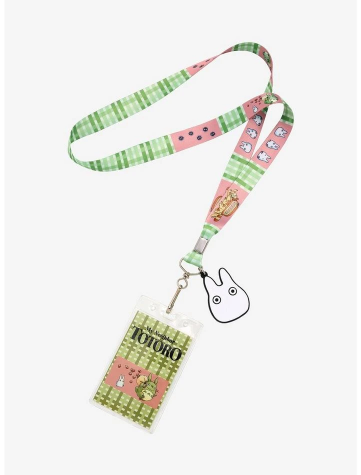 Wholesale ๐ Studio Ghibli My Neighbor Totoro Spring Gingham Lanyard ๐ 1 Wholesale ๐ Studio Ghibli My Neighbor Totoro Spring Gingham Lanyard ๐
